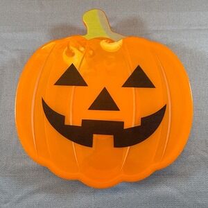 Cook With Color Pumpkin Snack Box Orange Jack-O-Lantern 5 Compartment 2382